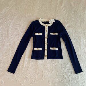 Vintage rib lady jacket, navy, XS, NWT